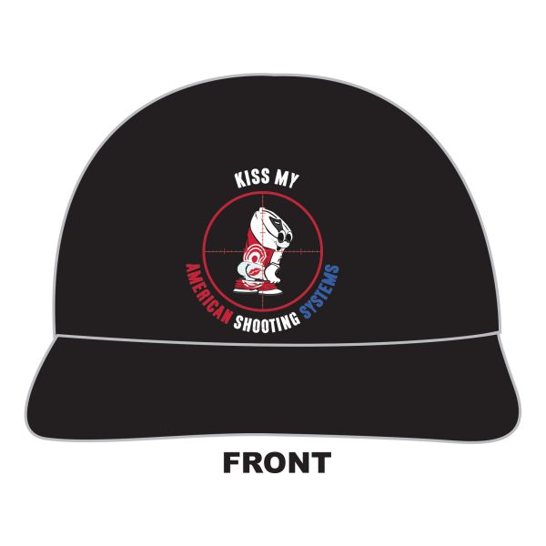 Kiss My American Shooting Systems Logo'd hat