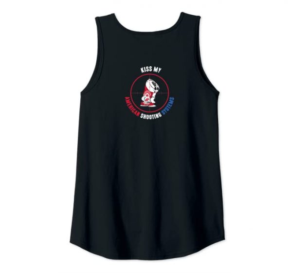 Womens Kiss my American Shooting Systems TankTop - Image 2